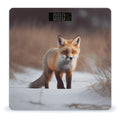 Cute Fox Bathroom Scale Weight Scale for Body WeightHighly Accurate Digital Weighing Machine Clear LED Display Digital Bathroom Body Scale 400lb/182kg