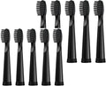 Replacement Toothbrush Heads Compatible for SG-575/507B/508/551/958/908/909/917/610/659/719/910/548/2303 Electric(10 Black Care(Soft))