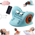 Neclune 4-in-1 Massager 2025 New Neck Massager Neck Massager Electric and Shoulder Relaxer Pillow 26° Angle Cervical Traction Device for Deep Tissue Pain Relief and Relaxation (1pcs)