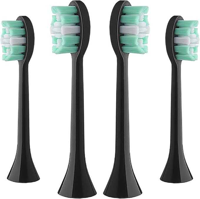 16pcs Replacement Toothbrush HeadsCompatible for B002DC/B009DC/B001/B004/B005/B006(16pcs White)