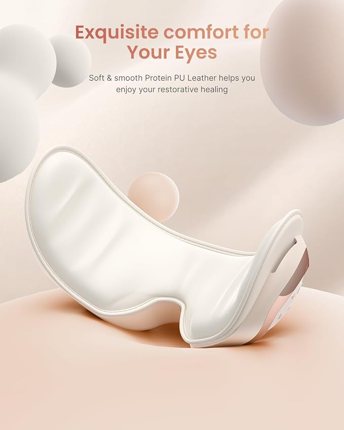 RENPHO Eyeris 3 Eye Massager with Heat and Cooling Voice Control Mothers Day Birthday Gifts for Mom Women Men Her FSA Eligible HSA Eye Mask for Migraine Relief Eye Care Dry Eye Relax Reduce Strain
