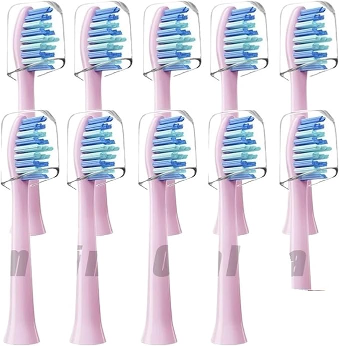 Compatible for FUPAI Electric Toothbrush Head A6 / A6plus A6splus A8 Z5 Universal Vacuum Package Replacement Brush(Sky Blue)