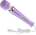 Wired Powerful Handheld Electric Massager Strong Personal Back Massage for Sports Recovery Muscle Aches Body Pain (Light Purple)