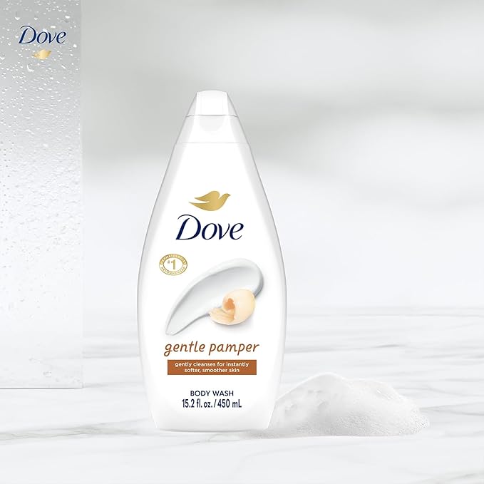 Dove Body Wash Gentle Pamper 3-Pack – Soothing Moisturizing Cleanser for Soft Skin 15.22 Oz Ea