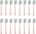 16pcs Toothbrush HeadsCompatible for Usmile Y1/Y1S/Y1pro/Y3/Y4/Y5/P1/P3/P4/P5/P10/U1/U2/U3/U4/U2S/U3S/F2/F1 Series(16pink Care(Soft))