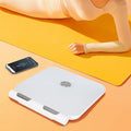 Smart Scale for Body Weight Bathroom Digital Weighing Machine Standard with BMI 8-Electrode Body Fat Scale High-Precision Weighing Machine Standard Scale with App(White)