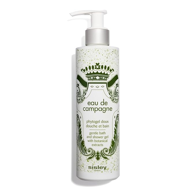 Sisley Paris Bath and Shower Gel Eau de Campagne - 250 mL - Gently Cleanses for Soft Delicately Scented Skin