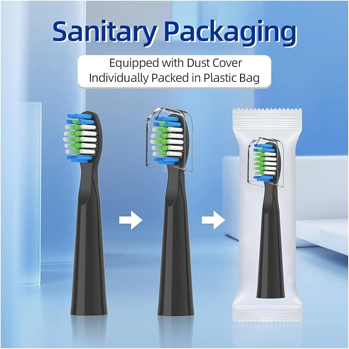 Compatible for Bitvae D2 Electric Toothbrush Replacement Heads