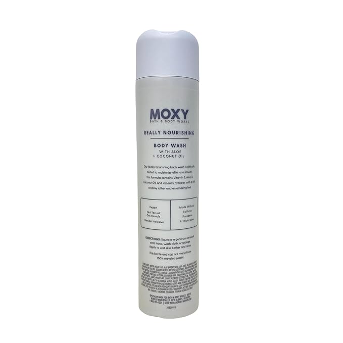 Bath &amp Body Works Moxy Really Nourishing 2 Body Washes with a Peach Gardenia Sample Soap