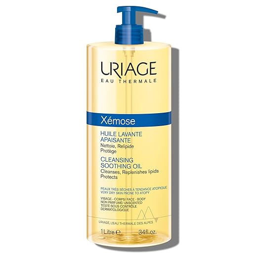 Uriage Xémose Face &amp Body Wash For Very Dry Skin Soothes For Long-Lasting Comfort Mild Foaming Nourishing Gel-In-Oil Fragrance &amp Soap-Free Physiological Ph