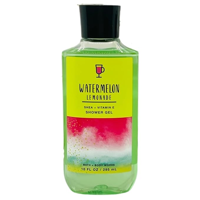 Bath and Body Works Gift Set of of 2 - 10 Fl Oz Shower Gel (Watermelon Lemonade) Multicolor
