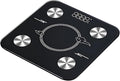 Smart Scale Digital Bathroom Scale Body Fat &amp Bmi Muscle Mass Analysis 24 Data Points Black Rechargeable