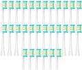 30/50PCS  Compatible for X/X PRO/ Z1/ F1/ One/Air 2 /SE Replacement Head Toothbrush Nozzles Soft(50White)