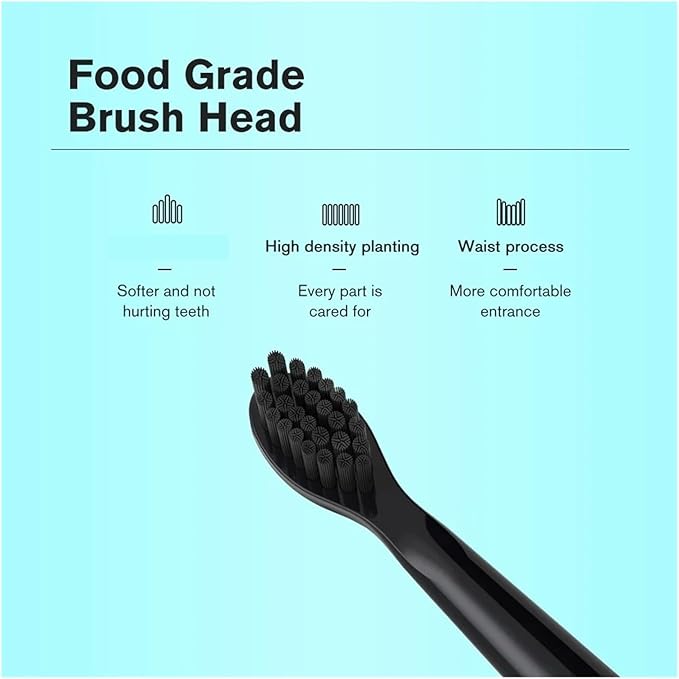 16pcs Electric Toothbrush Heads Soft Brush Head Sensitive Replacement Nozzle Compatible for J110 / J209(Only 16pcs White Head)
