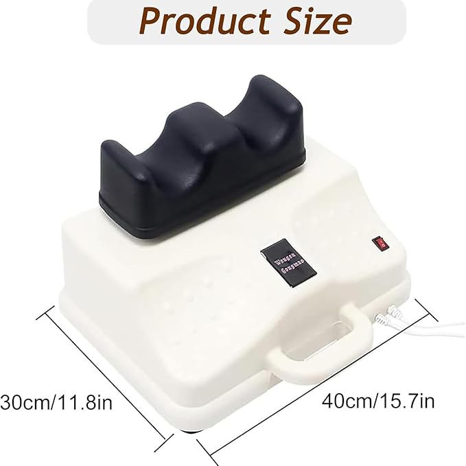 Swing Foot Massager Portable Electric Aerobic Exerciser Gear Speed Adjustable Relax Foot Pain ReliefFitness Blood Chi Machine with Controller