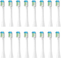 Replacement Toothbrush Heads Compatible for Nandme Nx8000 Sonic Electric Soft Dupont Bristle Tooth Brush Head4/8/16PCS(16pcs White)