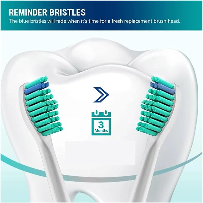 Replacement Toothbrush Heads Compatible for 110021004100 and More Electric(28pcs)