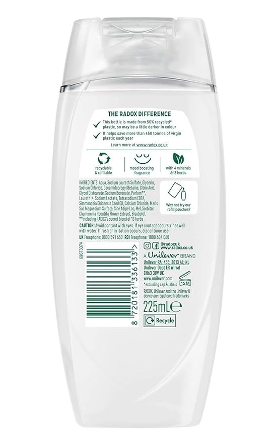 Radox Moisturise Shower Gel 7.61 Fl Oz (Pack of 2)