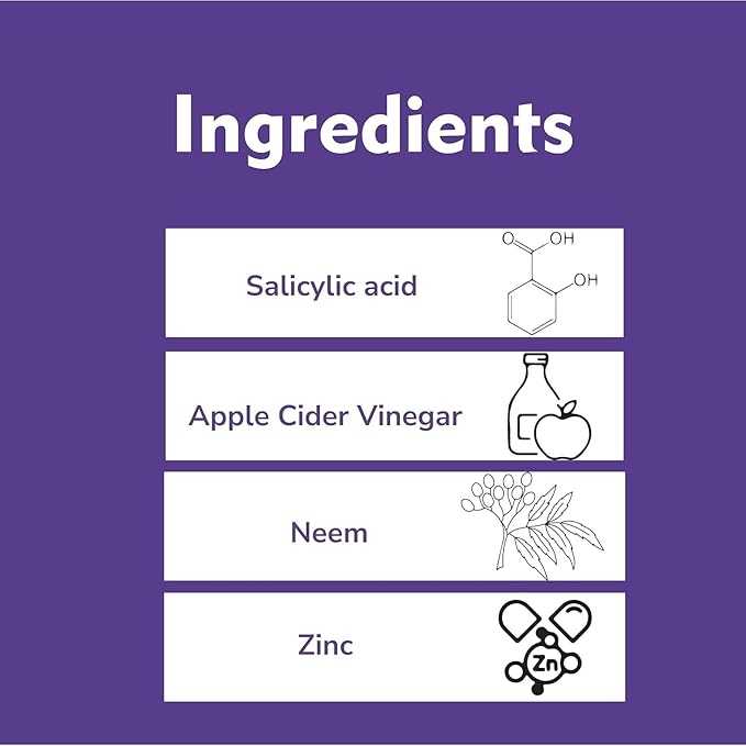 Salicylic Acid Body Wash 1% Salicylic Acid with Apple Cider Vinegar &amp Neem Anti Acne Backne Breakouts 200 ML