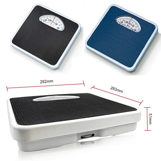 Household Personal Scales Analog Dial Bathroom Scales Easy to Read and Stable Platform Square