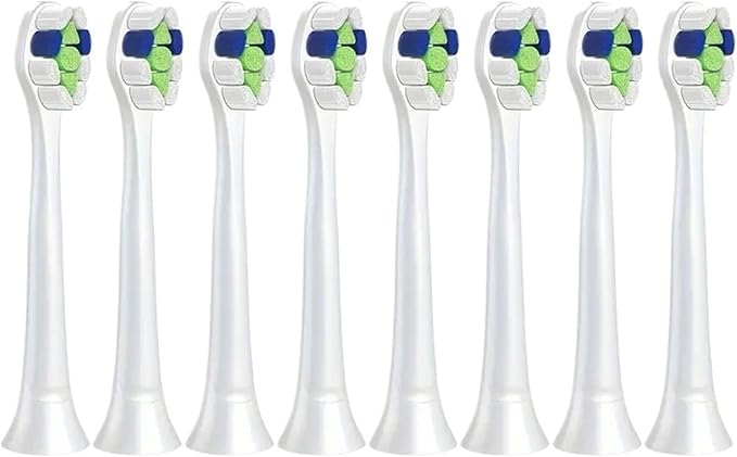 Compatible for Soni Care W2 H6063/67 Replacement Brush Heads Clean 3 6 9 Series Toothbrush(8PCS)