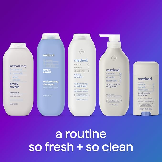 Method Body Wash and Hair Care Gift Set Simply Nourish