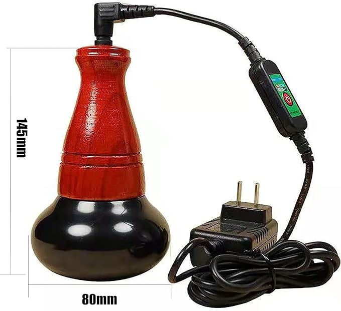 Hot Stone Electric Massager Adjustable Temperature Massage Stones 5 Levels of Temperature GuaShafor Massage Home SPA Relaxation Treatment Pain Relief