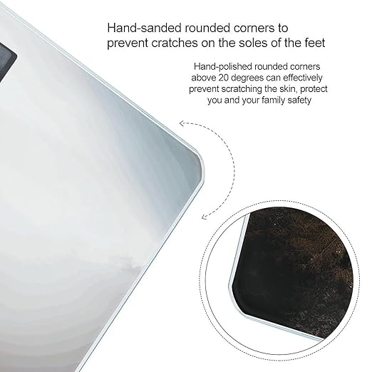 Landscape of Trees and Mountain Surrounded by Fog Scale for Body Weight Digital Bathroom Scale Accurate Smart Weight Scales with Large Display Weighing Machine High Precision Scales