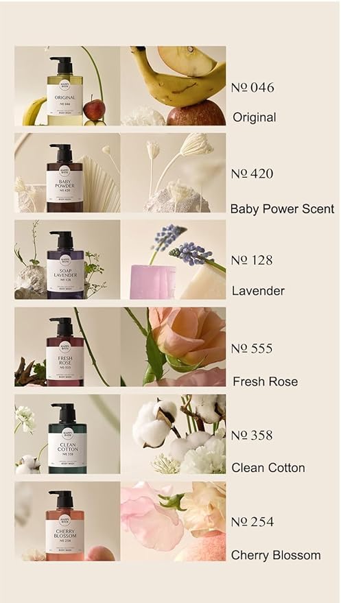 ZEESOON Happy Bath Original Collection Body Wash No 358 Mild PH formula Clean Cotton (910g 32 oz)