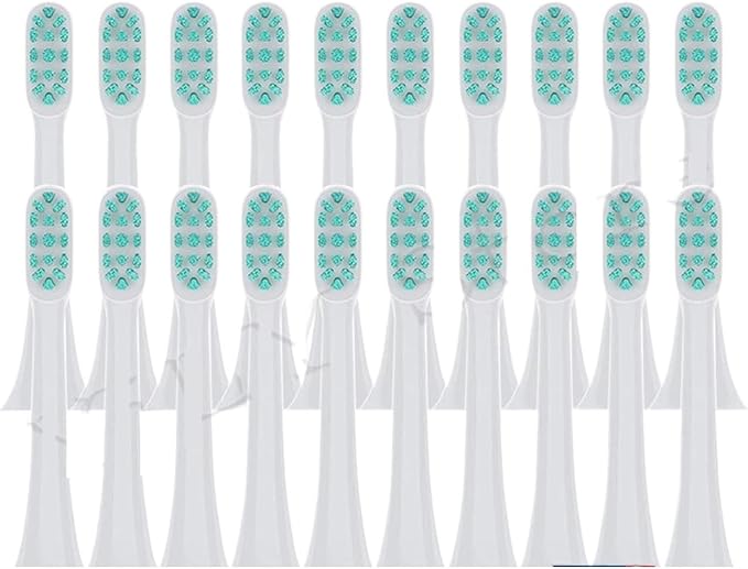 Replacement Brush Head Compatible for T500/T300 Electric Toothbrush Nozzles Vacuum DDYS01SKS Heads(20PCS)