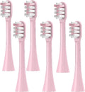 Electric Toothbrush Replacement Brush Heads - Compatible for Panasonic EW-DE92 EW-DL84 EW-DL83 EW-DL82(6 Pink Brush Heads)
