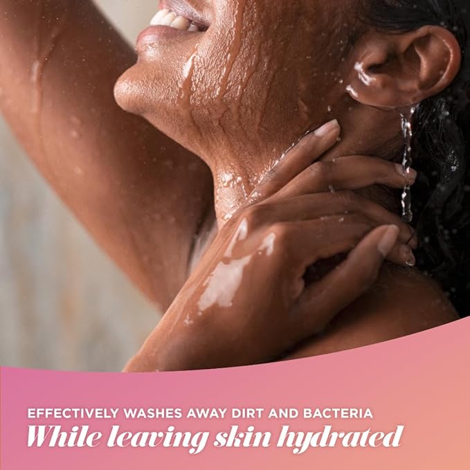 Caress Body Wash Shea Butter &amp Brown Sugar 2-Pack Moisturizing Body Wash for Gorgeous Radiant Skin Exfoliating Body Soap Liquid 30 Fl Oz