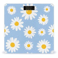 Men's Fashion Automatic Switch Digital Bathroom Weighing Scale Smart Scale Floral Daisy Purple Flower