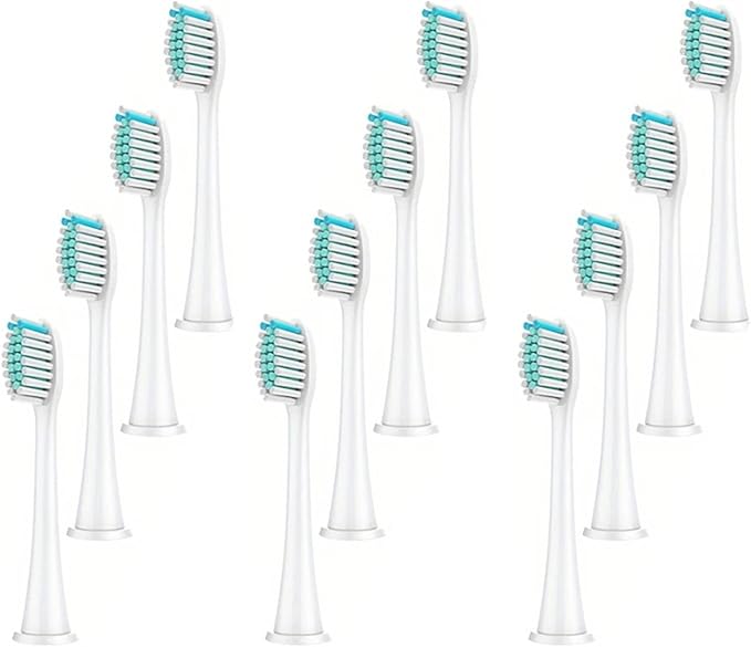 Electric Toothbrush Head Replaceable Sonic Electric Suitable for Philips Sonicare's Brush(White 12pcs)