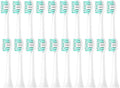 Compatible for Philips HX6100 HX6220 HX6212 HX6312 HX6411 HX6431 HX6500 HX6511 HX6512 Replacement DuPon Toothbrush Soft Bristle Brush Heads(Silver)