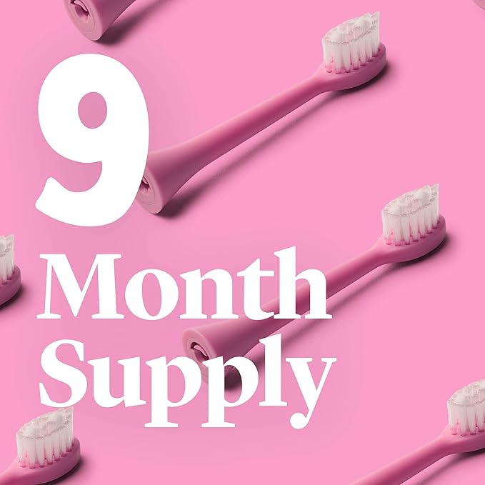 Made by Dentists PRO‑X Sonic Electric Toothbrush for Adults – Dentist‑Designed Whitening Rechargeable Toothbrush 9 x More Plaque Removal 70 Day Battery 3 Modes Travel Case &amp Extra Heads Pink
