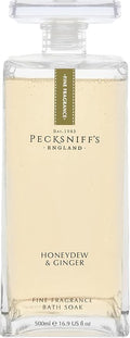 Pecksniffs Prestige 500ml Bath Soak Decanter Honeydew &amp Ginger