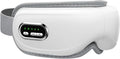 Eye Massager with Heat Rechargeable Music Function Adjustable Strap White and Gray Gifts for Business Women
