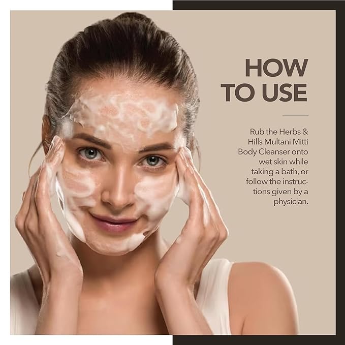 Generic DD Multani Mitti Body Cleanser Pack of 3-100g Each | Gentle Exfoliation for Glowing Skin | Banish Pimples and Scars | Soothe Skin Irritations