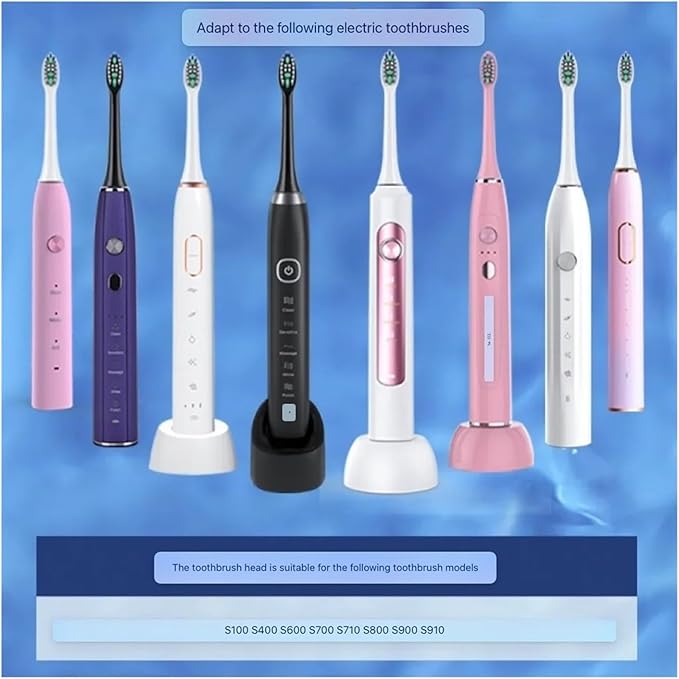 Replacement Toothbrush HeadsCompatible for Hyundai X100/Sarmocare S100 S200 S600 S700 S800 S900 S710 S820 S910(16pcs Pink)