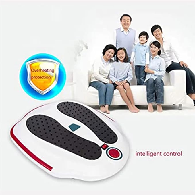 Electric Foot Massager Machine Circulation Vibration Blood Booster Electromagnetic Deep Kneading Massaging Nodes for Relieve Fatigue Sore