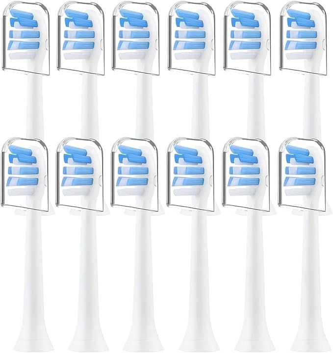 4-16pcs Toothbrush Heads Compatible for Electric(12pcs)