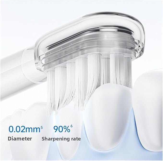 Compatible for Laifen Electric Toothbrush Brush Head LFTBO1-S LFTB01-P ABS LFTB01-A Oscillation &amp Vibration(Standard Clean x3)