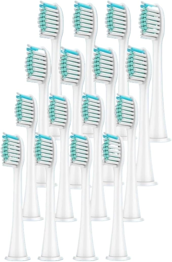 20pcs Electric Toothbrush Head Compatible For Philips Sonicare HX3/HX6/HX9 Series Models(20pcs 034-p)