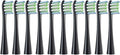10PCS Replacement Brush HeadsCompatible for Flow/X/X PRO/F1/ One/Air 2 Toothbrush Head A(Black B)
