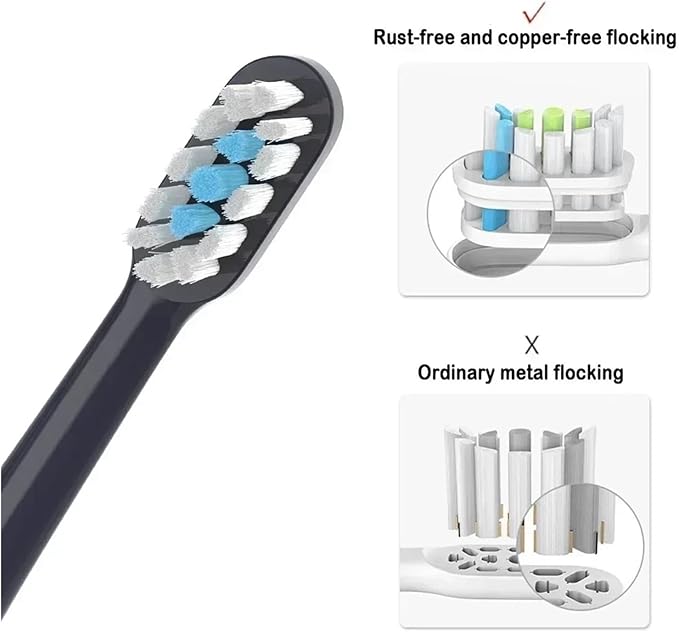 Compatible for Xiaomi Mijia T700 Sonic Electric Toothbrush Heads 3D Oral Replacement Tooth Brush Head 4PCS