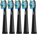 Replacement Toothbrush Heads Compatible for FW-507/508/551/515/917/959/2011FW-D1/D3/D7/D8 Electric(Black 5pcs)