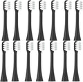 14 PCSCompatible for SOOCAS X3S Replacement Toothbrush Heads X3U/X3Pro/D2/ D3S/D5 Electric Soft Bristle Nozzles(14 Black- Soft)
