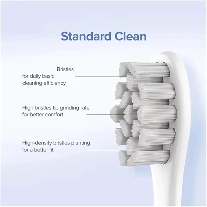 Toothbrush Brush Heads Compatible for X Pro Z1 X10 E1 Air 2 All Series Accessories(P1C10 2PCS)