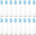 Compatible for AUX A11 Electric Toothbrush Replacement Heads Soft Brush Bristles Nozzles(16PCS White)